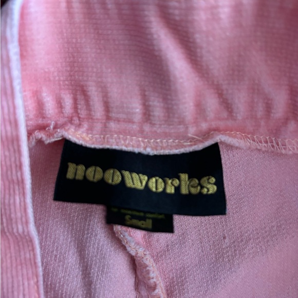 Nooworks bell bubblegum pink corduroy pants - Picture 4 of 7